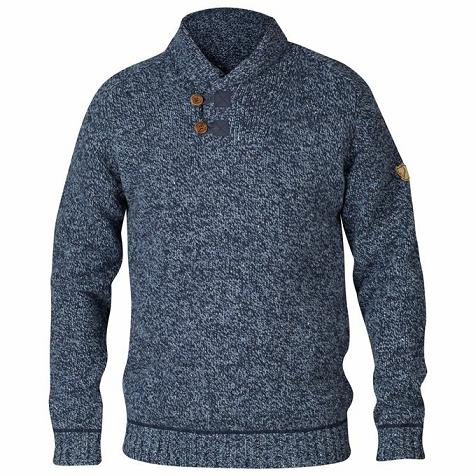 Fjallraven Lada Sweater Navy Singapore For Men (SG-686057)